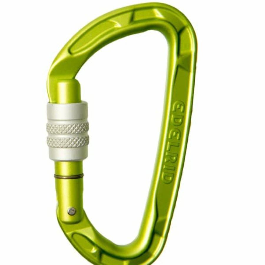 * Mousquetons Escalade Edelrid Pure Screw Ii Oasis 23 Vert | Mousquetons Escalade