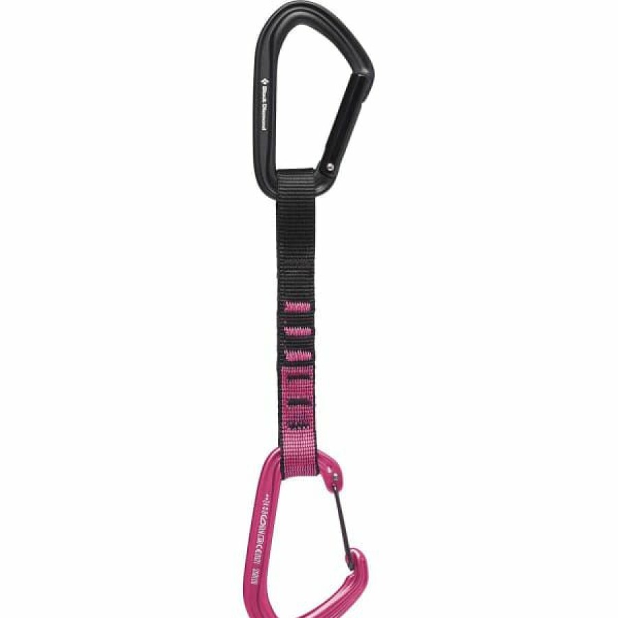 * Degaines Escalade Black Diamond Hotforge Hybrid Quickdraw 16Cm Ultra Pink 23 Rose / Noir | D Gaines Escalade