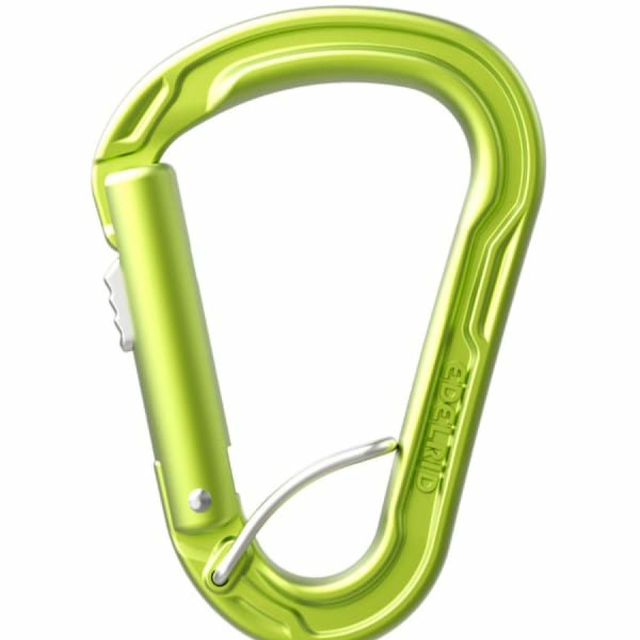 * Mousquetons Escalade Edelrid Hms Strike Slider Fg Ii Oasis 23 Vert | Mousquetons Escalade