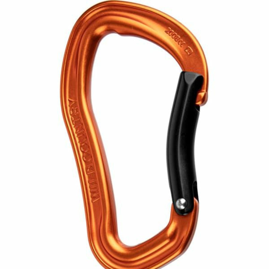 * Mousquetons Escalade Wild Country Electron Bent Gate Orange 22 Orange / Noir | Mousquetons Escalade