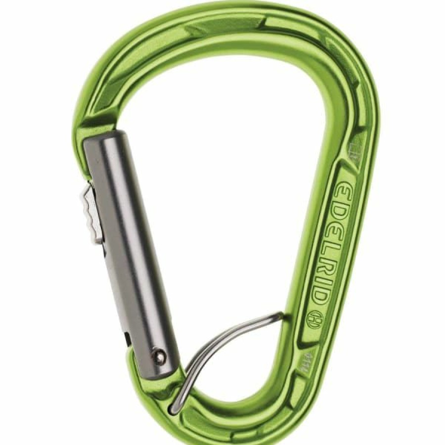 * Mousquetons Escalade Edelrid Hms Strike Slider Fg Oasis 21 Vert | Mousquetons Escalade