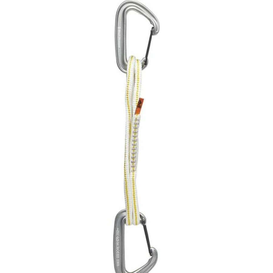 * Degaines Escalade Black Diamond Miniwire Alpine Quickdraw 22 Blanc / Jaune | D Gaines Escalade