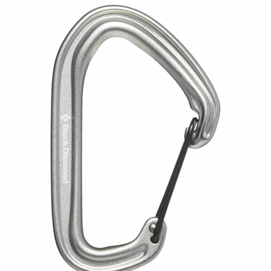 * Mousquetons Escalade Black Diamond Hotwire Carabiner Light Gray 23 Gris | Mousquetons Escalade