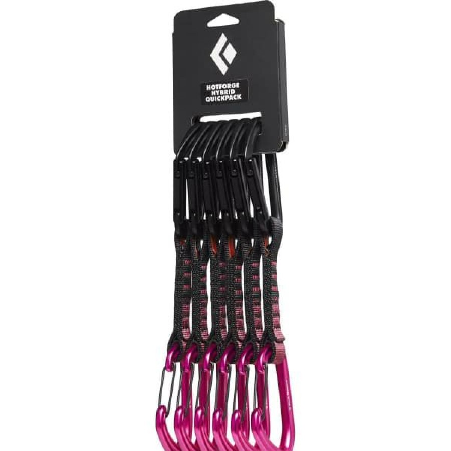 * Degaines Escalade Black Diamond Hotforge Hybrid Quickpack 12Cm Ultra Pink 23 Rose / Noir | D Gaines Escalade