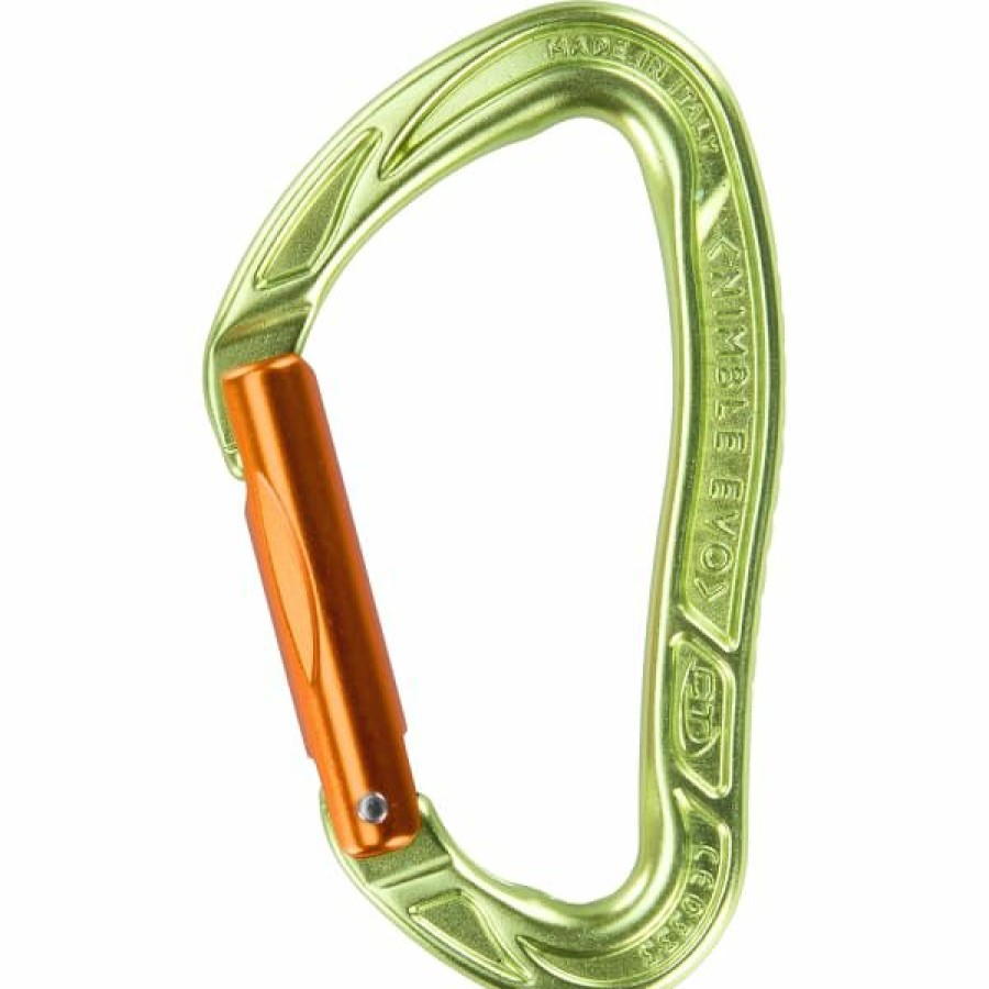 * Mousquetons Escalade Climbing Technology Nimble Evo S 22 Vert / Orange | Mousquetons Escalade