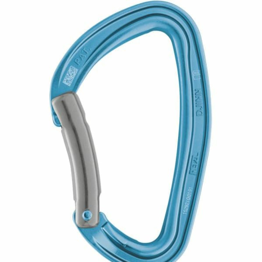 * Mousquetons Escalade Petzl Djinn Courbe Bleu 22 Bleu | Mousquetons Escalade