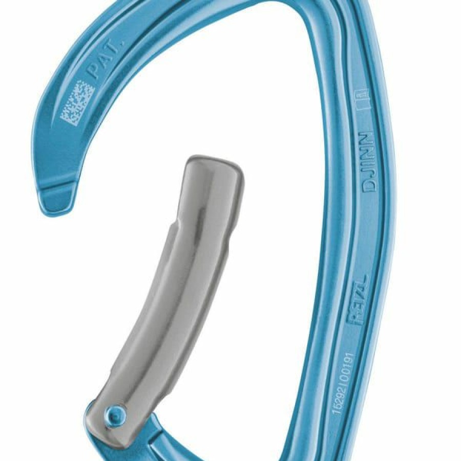 * Mousquetons Escalade Petzl Djinn Courbe Bleu 22 Bleu | Mousquetons Escalade