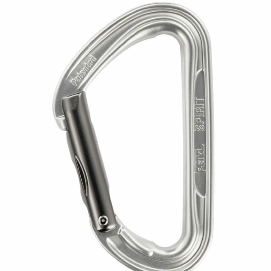 * Mousquetons Escalade Petzl Spirit Droit 22 Gris | Mousquetons Escalade