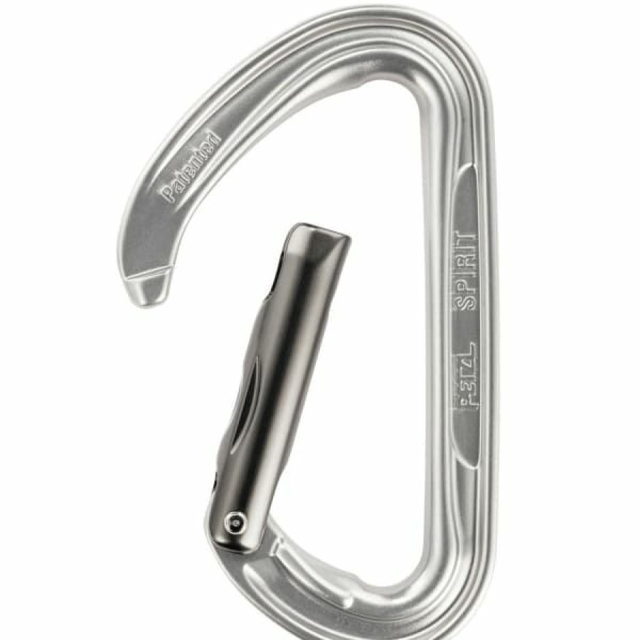 * Mousquetons Escalade Petzl Spirit Droit 22 Gris | Mousquetons Escalade