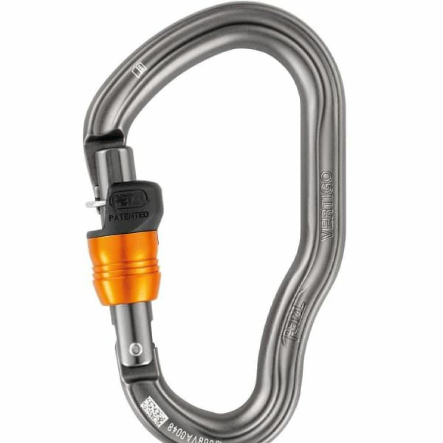 * Mousquetons Escalade Petzl Vertigo Wire-Lock 22 Gris | Mousquetons Escalade