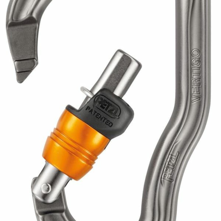 * Mousquetons Escalade Petzl Vertigo Wire-Lock 22 Gris | Mousquetons Escalade