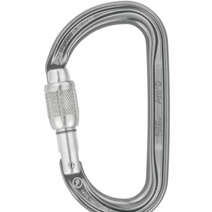 * Mousquetons Escalade Petzl Am'D Screw-Lock 22 Gris | Mousquetons Escalade