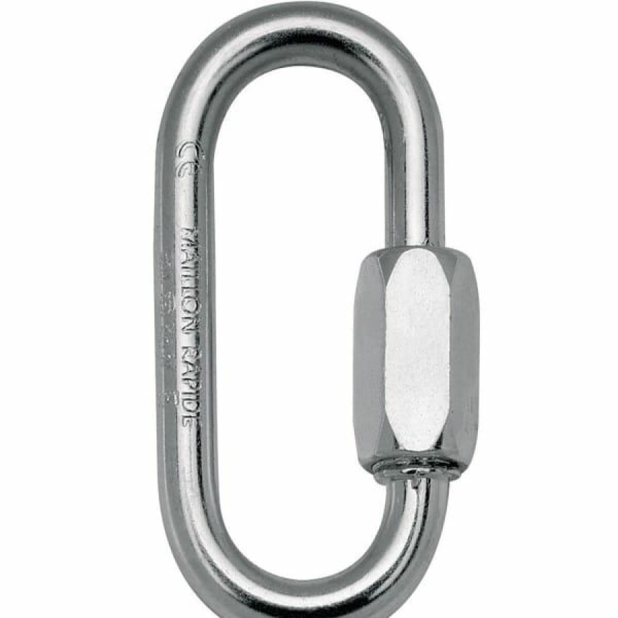 * Mousquetons Escalade Petzl Maillon N 5 Normal Acier 22 Gris | Mousquetons Escalade