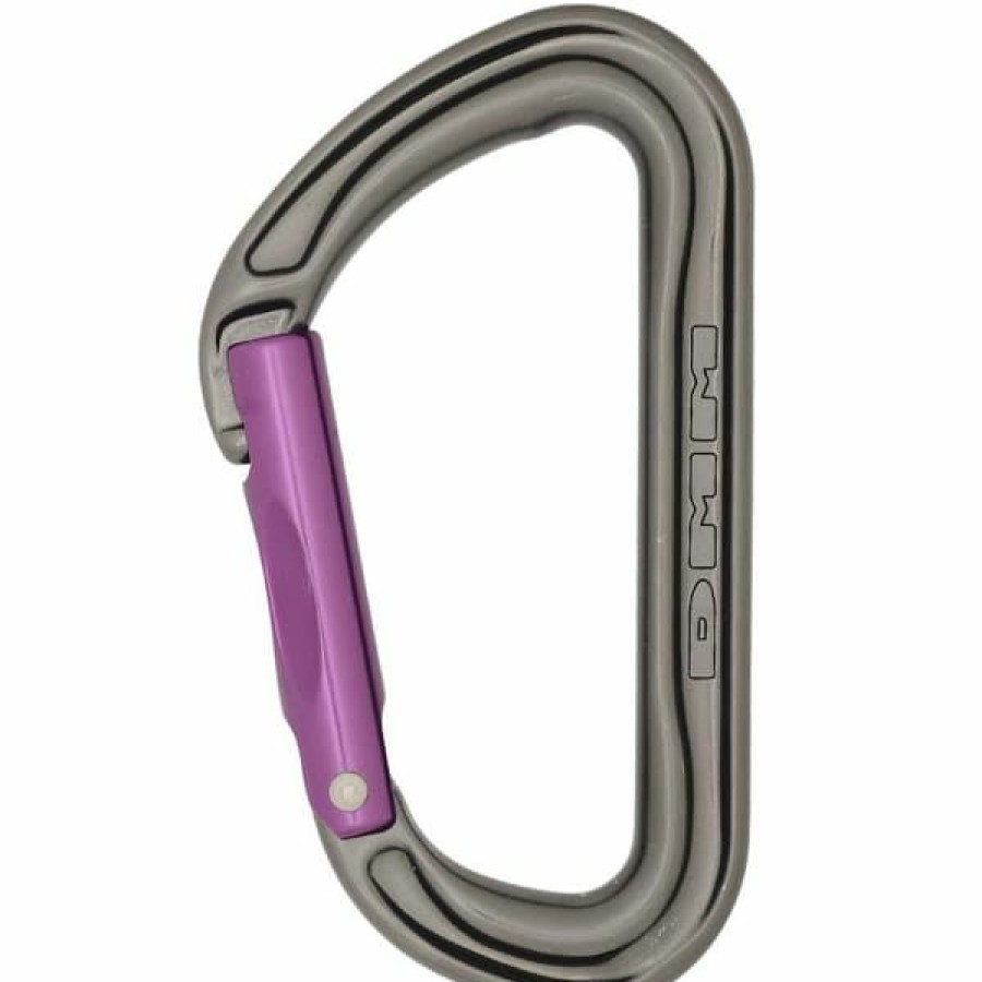 * Mousquetons Escalade Dmm Shadow Straight Gate Titanium/Purple 21 Gris / Violet | Mousquetons Escalade