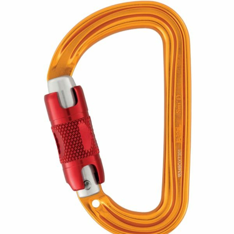 * Mousquetons Escalade Petzl Mousqueton Sm'D Twist Lock 22 Orange | Mousquetons Escalade