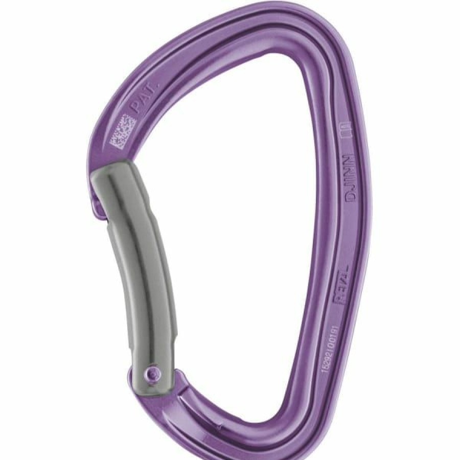 * Mousquetons Escalade Petzl Djinn Courbe Violet 22 Violet | Mousquetons Escalade