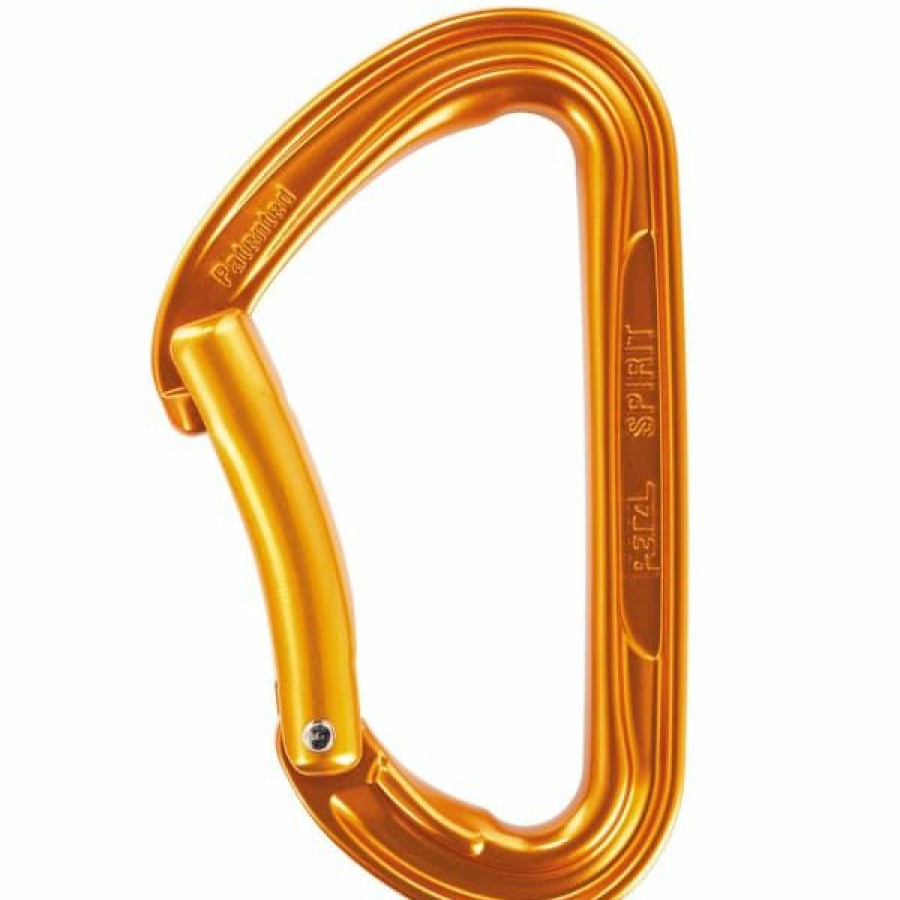 * Mousquetons Escalade Petzl Spirit Courbe 22 Orange | Mousquetons Escalade