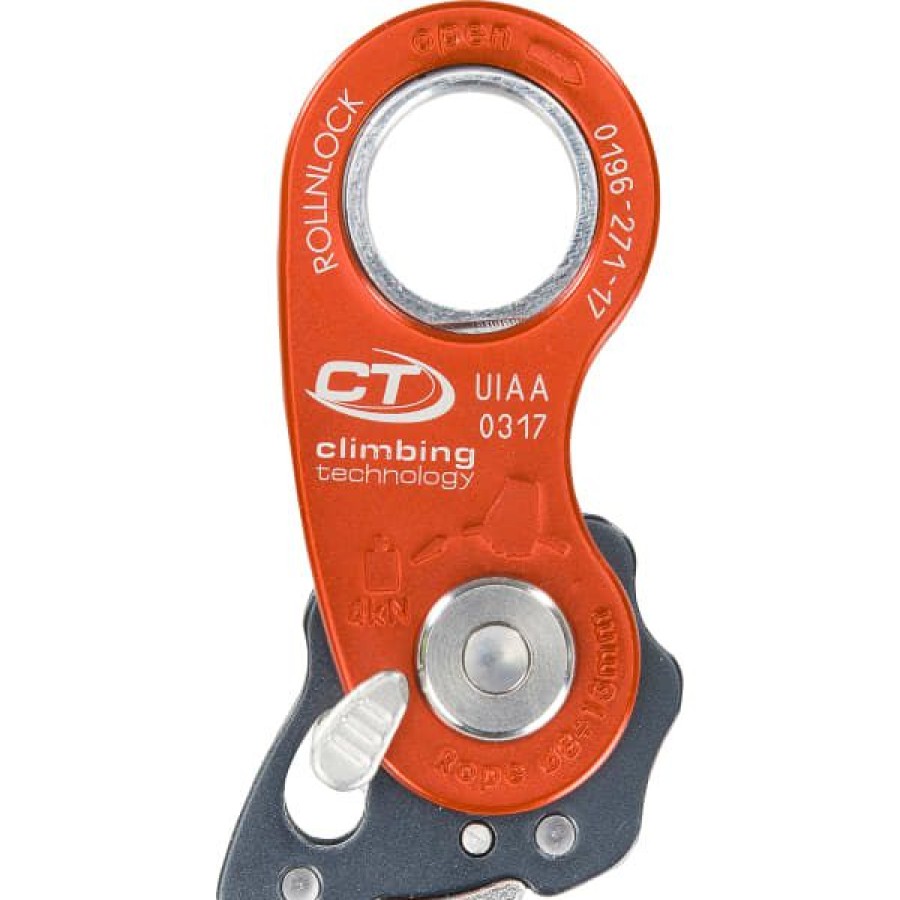 * Poulies Escalade Climbing Technology Rollnlock 22 Orange / Gris | Poulies Escalade