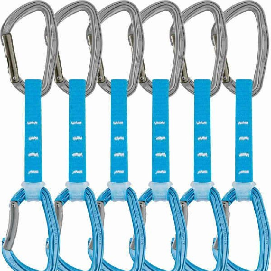 * Degaines Escalade Petzl Pack 6 Degaines Djinn Axess 12 Cm Bleu 22 Bleu | D Gaines Escalade