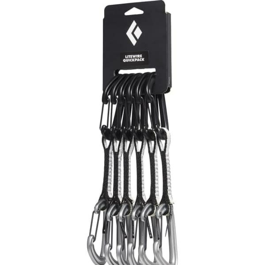 * Degaines Escalade Black Diamond Litewire Quickpack 12Cm 23 Gris / Noir | D Gaines Escalade