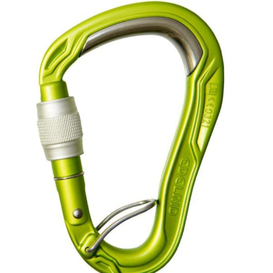 * Mousquetons Escalade Edelrid Hms Bulletproof Screw Fg Ii Oasis 23 Vert | Mousquetons Escalade