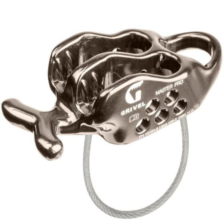 * Assureurs Descendeurs Escalade Grivel Rock Safety Master Pro Belayer 22 Gris | Assureurs Descendeurs Escalade